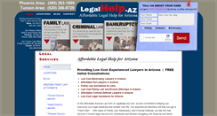 Desktop Screenshot of legalhelp-az.com